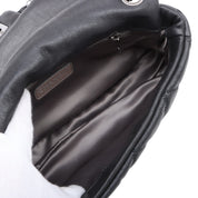 Circa 2008 Bubble Quilt Chain Shoulder Bag Black
