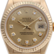 1996年頃製 10Pダイヤモンドデイトジャスト 26mm 69178G 自動巻き シャンパン