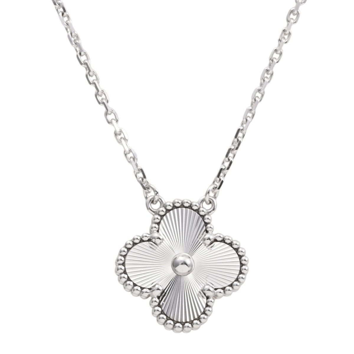 Vintage Alhambra Guilloché, white gold