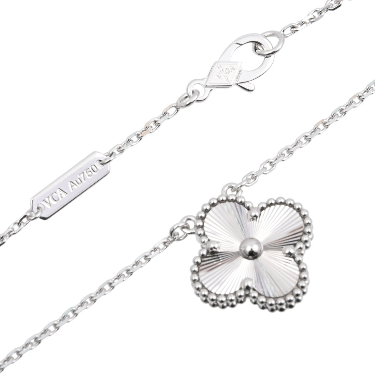Vintage Alhambra Guilloché, white gold