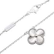 Vintage Alhambra Guilloché, white gold