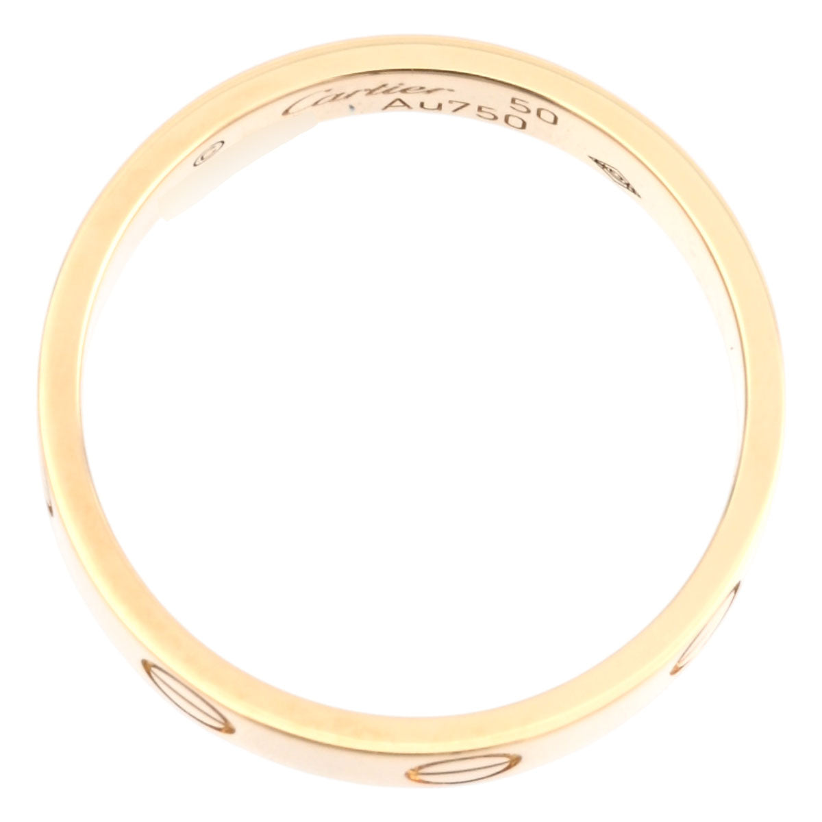 18K Love Ring, SM, #50, Yellow Gold