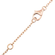 18K Trinity Heart Bracelet Yellow Gold/Pink Gold/White Gold