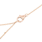 18K Amulet Necklace Pink Gold/Orange