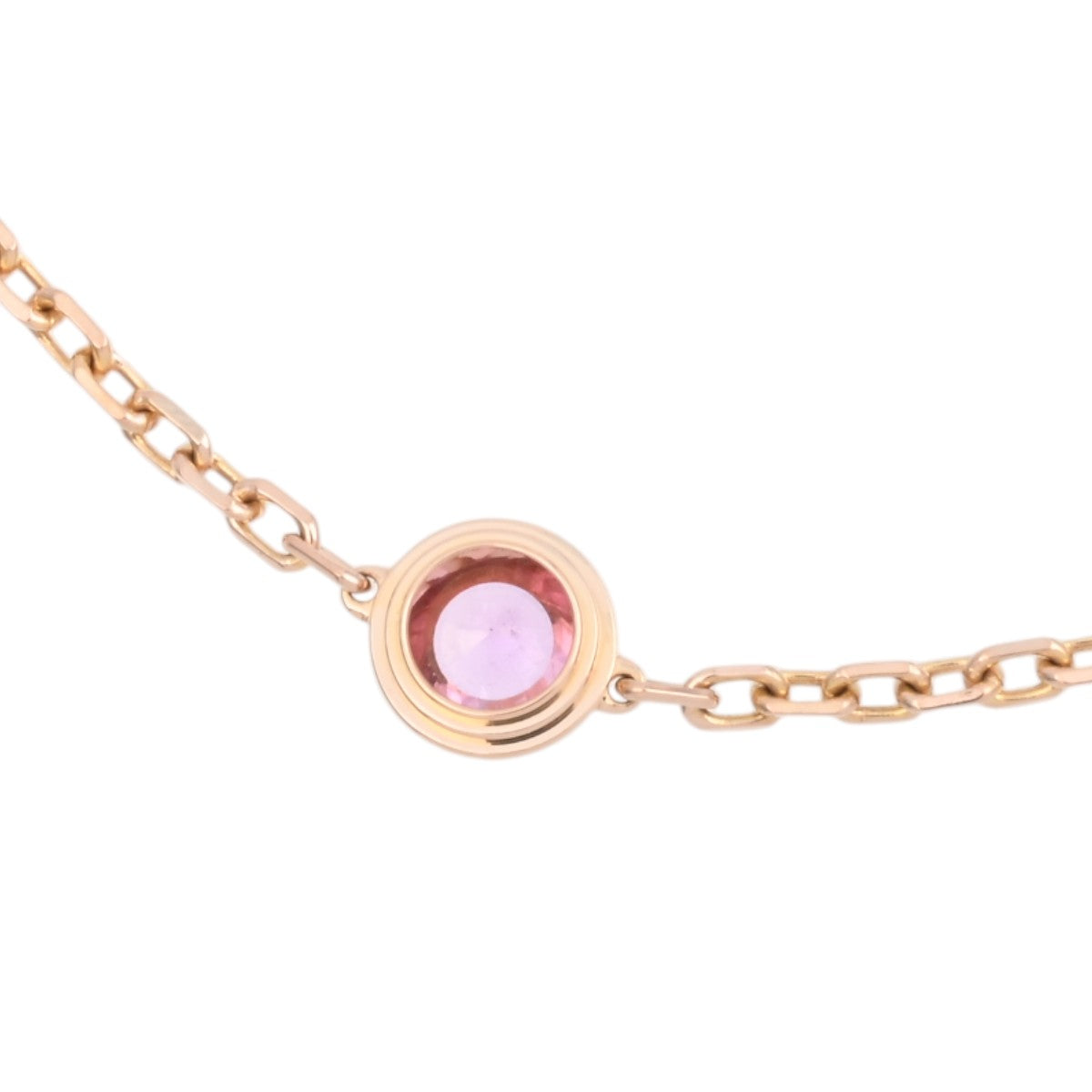 18K Damour Bracelet, pink gold/pink