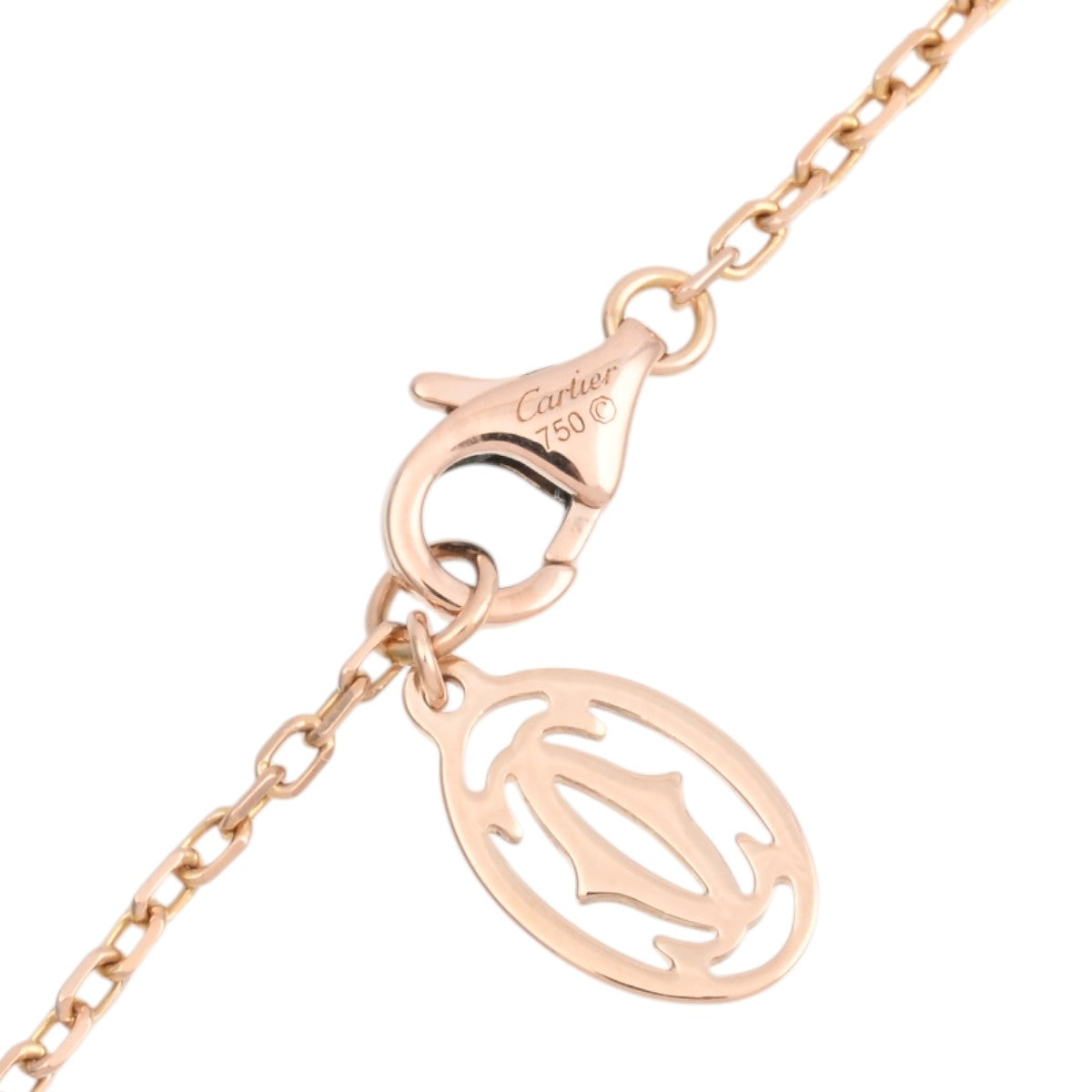 18K Damour Bracelet, pink gold/pink