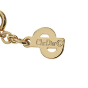 Circle Logo Plate Necklace Gold