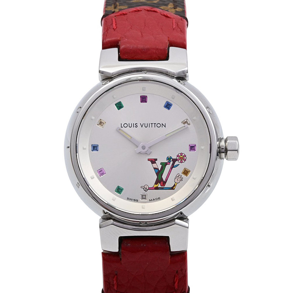 Takashi Murakami Collaboration Tambour PM Q12130 Quartz Silver