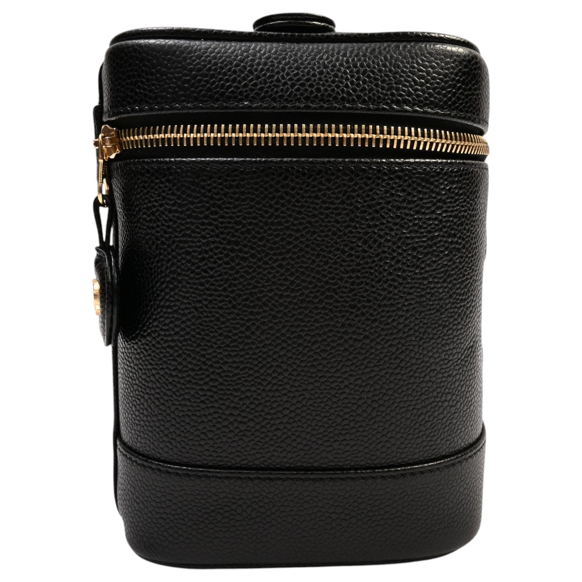 Circa 2001 Caviar Skin CC Mark Vanity Bag Black