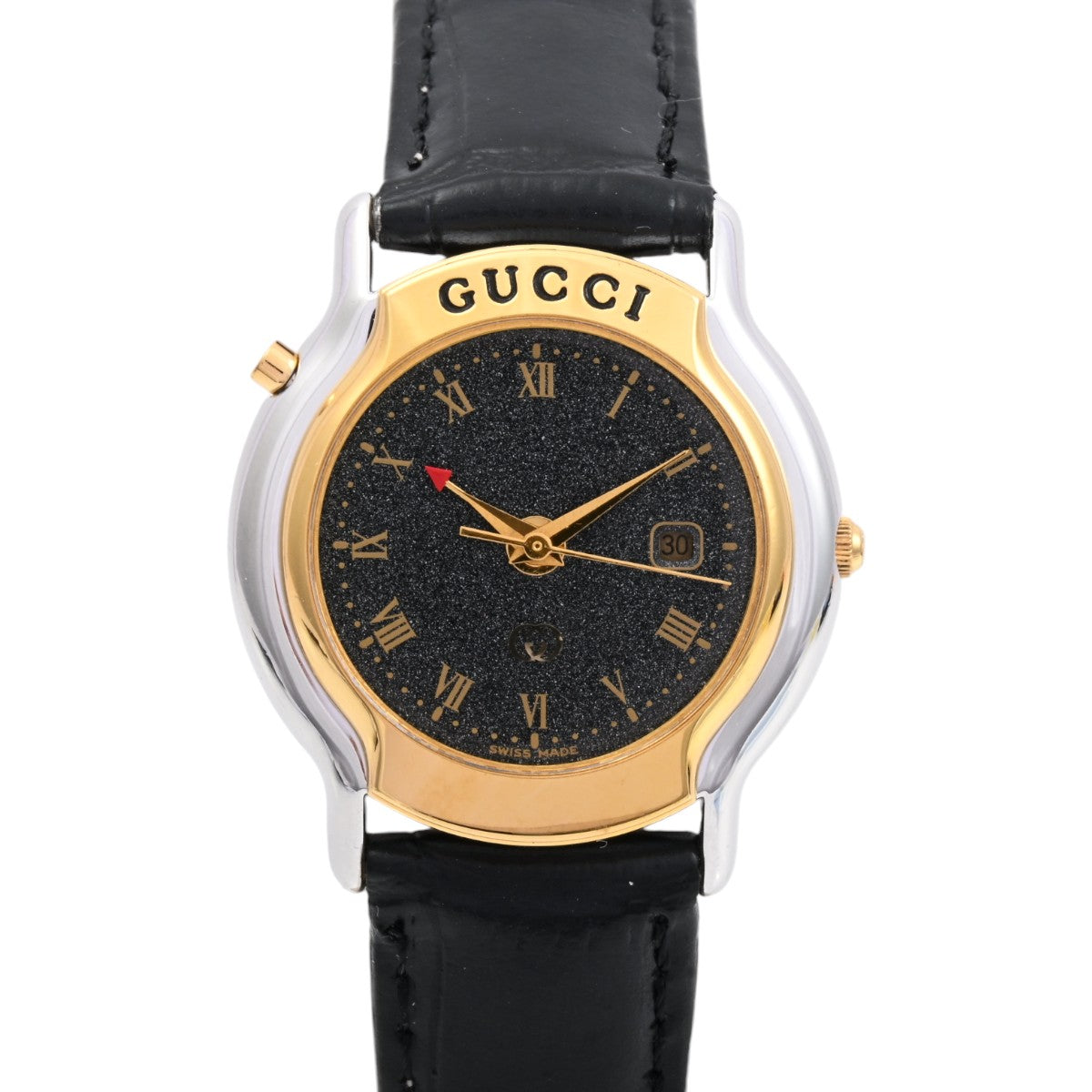 Round Logo Face Watch 8200JR Quartz Black