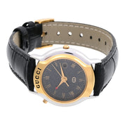 Round Logo Face Watch 8200JR Quartz Black