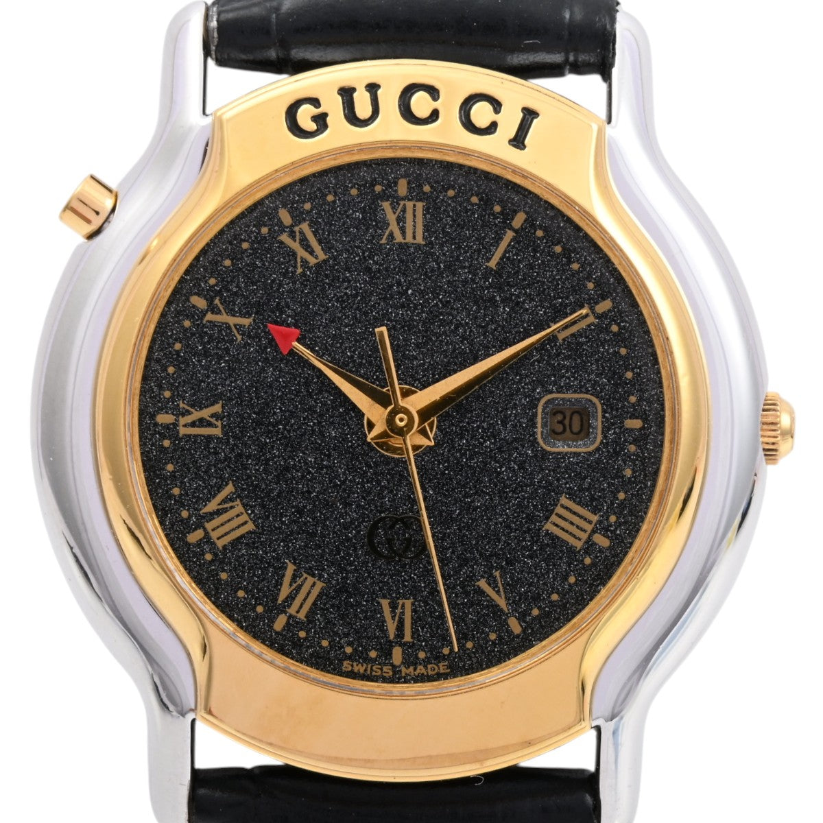 Round Logo Face Watch 8200JR Quartz Black