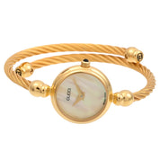 Round Logo Face Bangle Watch 2700.2.L Quartz Shell