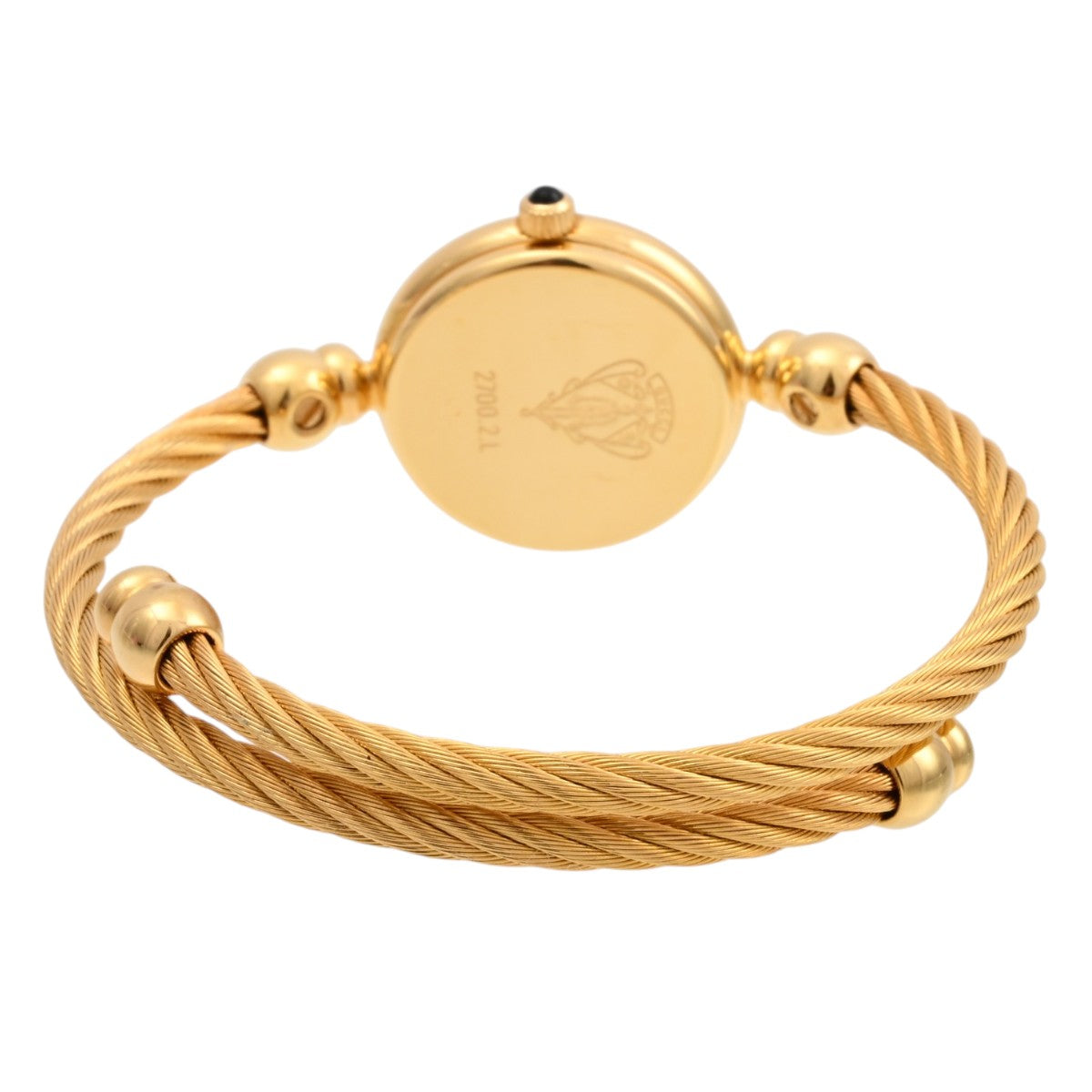 Round Logo Face Bangle Watch 2700.2.L Quartz Shell