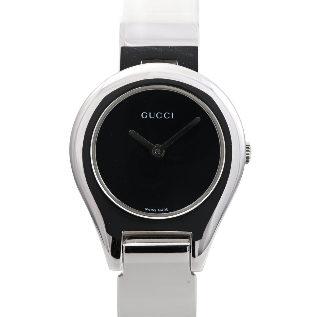 Round Logo Face Bangle Watch 6700L Quartz Black