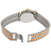 Round Logo Face Watch 9000L Quartz Champagne