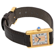 Must de Cartier Tank Vermeil SM W1003253 Quartz White