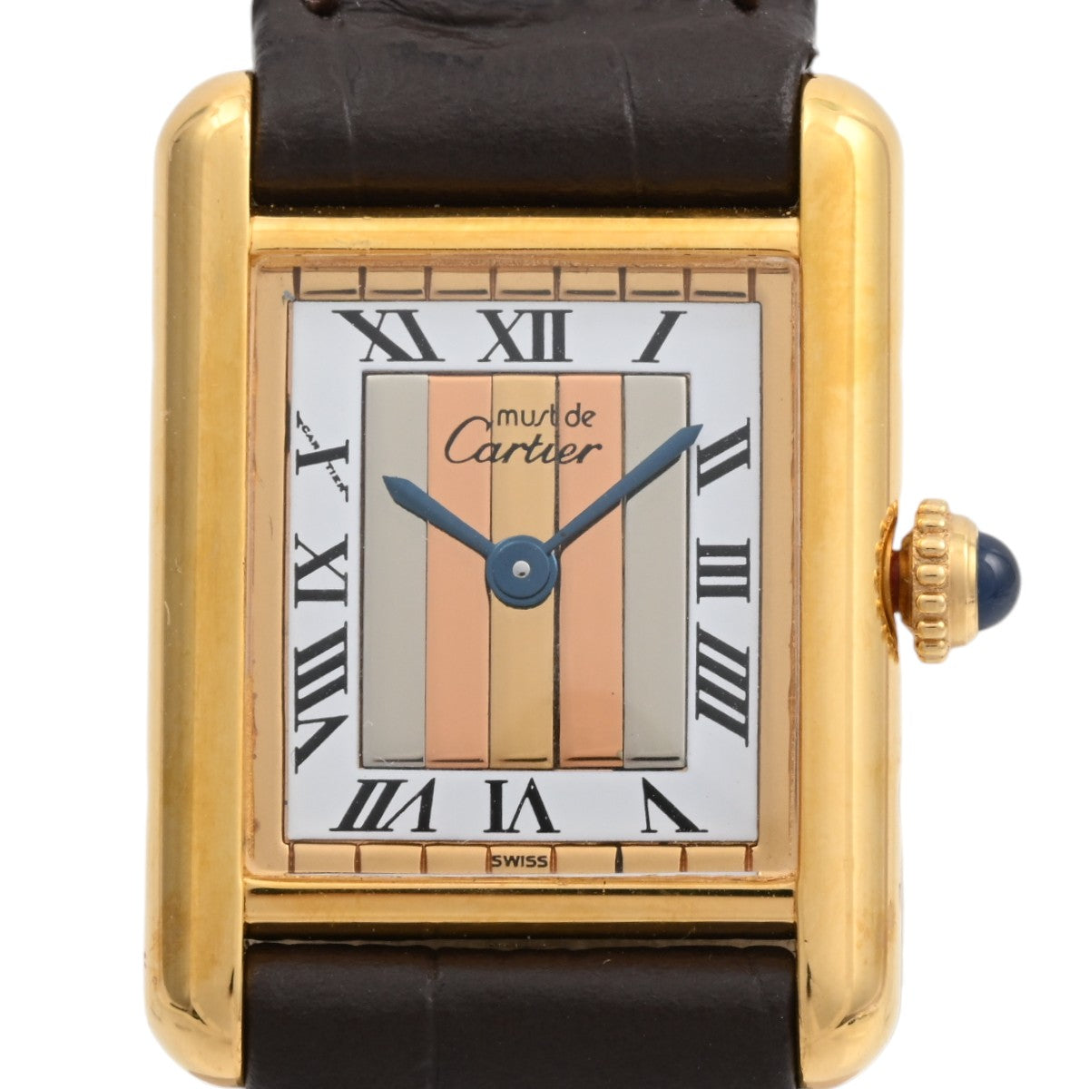 Must de Cartier Tank Vermeil SM W1003253 Quartz White