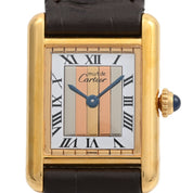 Must de Cartier Tank Vermeil SM W1003253 Quartz White