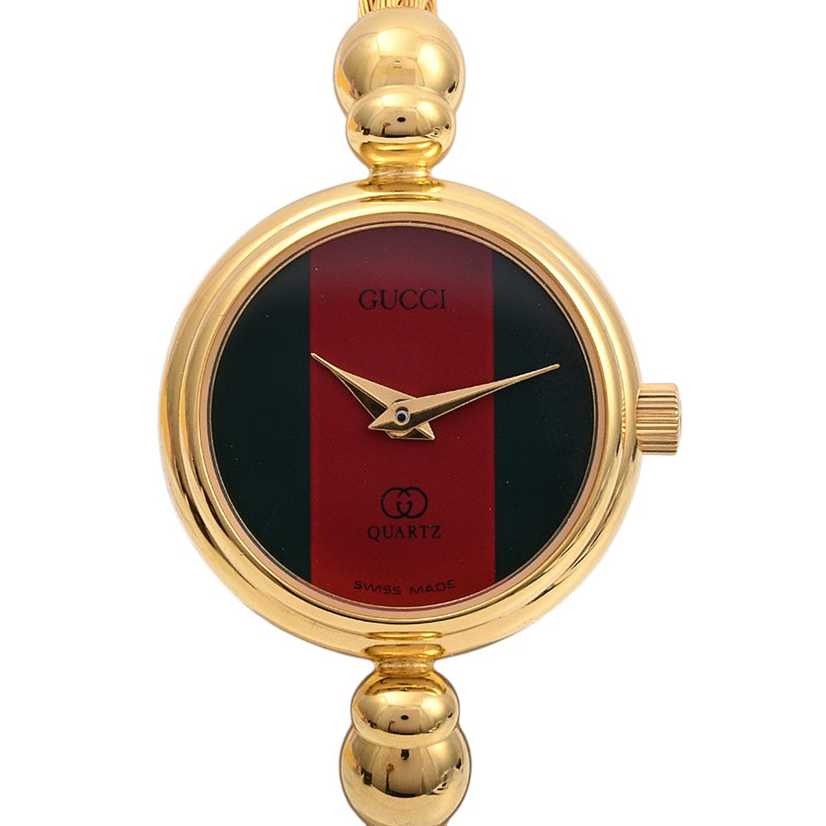 Round Sherry Line Bangle Watch 2047L Quartz Red/Green