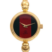 Round Sherry Line Bangle Watch 2047L Quartz Red/Green