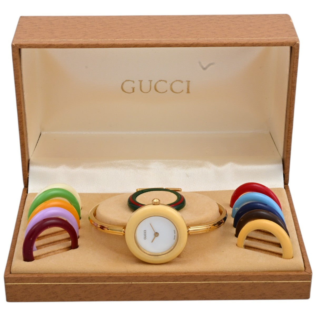 Change Bezel Watch 12 Colors 11/11/2 Quartz White