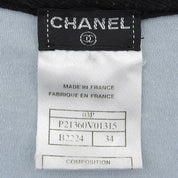2003 CC Logo Zip-Up Hoodie #34 Black/Light Blue
