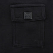 2003 CC Logo Zip-Up Hoodie #34 Black/Light Blue