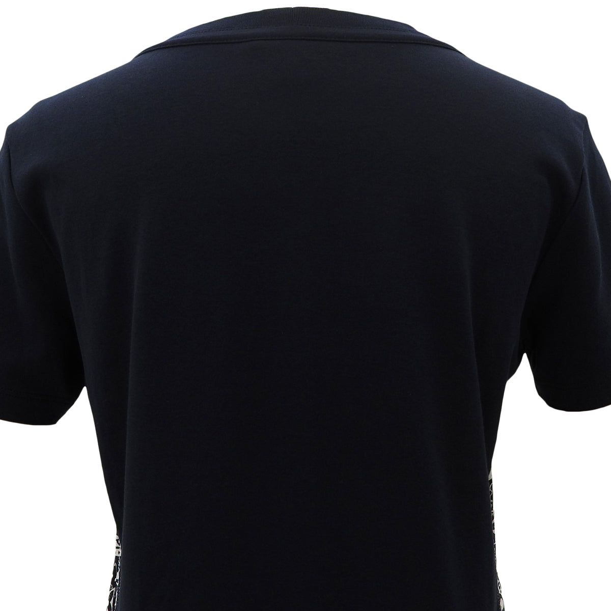 シルクモノグラムパターンTシャツ #34 ネイビー
