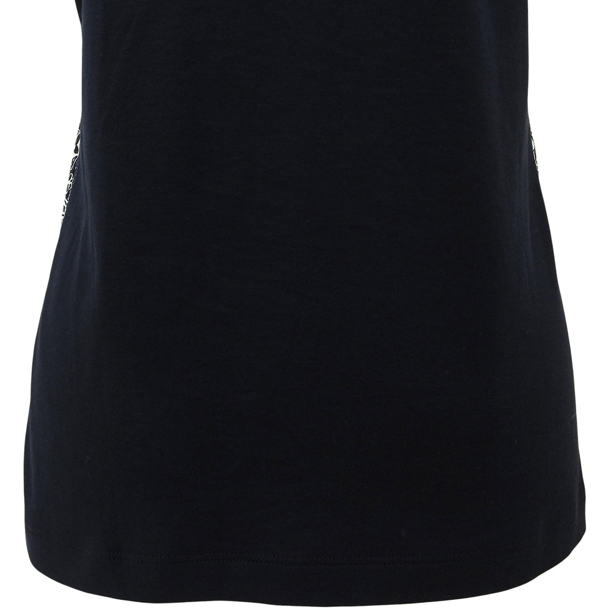 シルクモノグラムパターンTシャツ #34 ネイビー