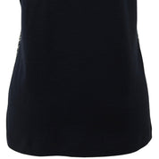 シルクモノグラムパターンTシャツ #34 ネイビー