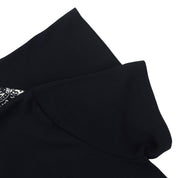 シルクモノグラムパターンTシャツ #34 ネイビー
