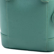 circa 1998 Caviar Skin CC Mark Stitch Vanity Bag Ice Blue