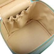 circa 1998 Caviar Skin CC Mark Stitch Vanity Bag Ice Blue