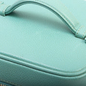 circa 1998 Caviar Skin CC Mark Stitch Vanity Bag Ice Blue