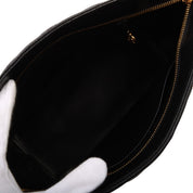 Black Caviar Leather CC Mark Stitch "Fukko" Tote Bag (circa 2000)