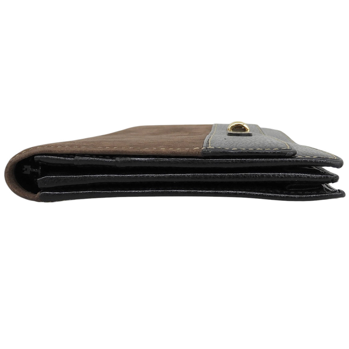 Velasquez Long Wallet Mocha Brown/Black