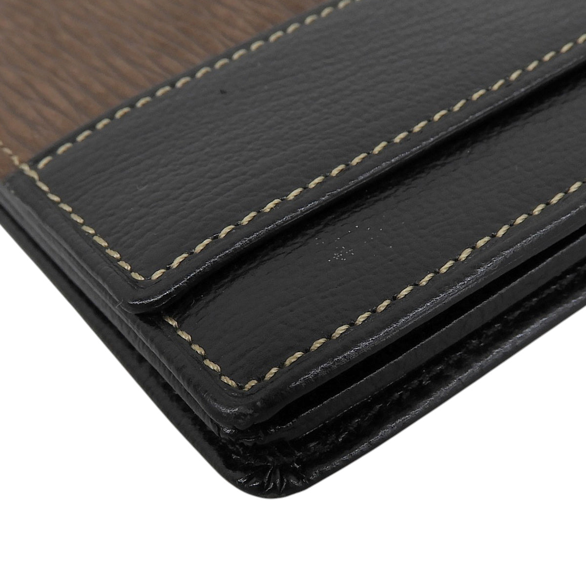 Velasquez Long Wallet Mocha Brown/Black