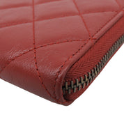 Circa 2015 2.55 Matelassé Stitch Long Wallet Red