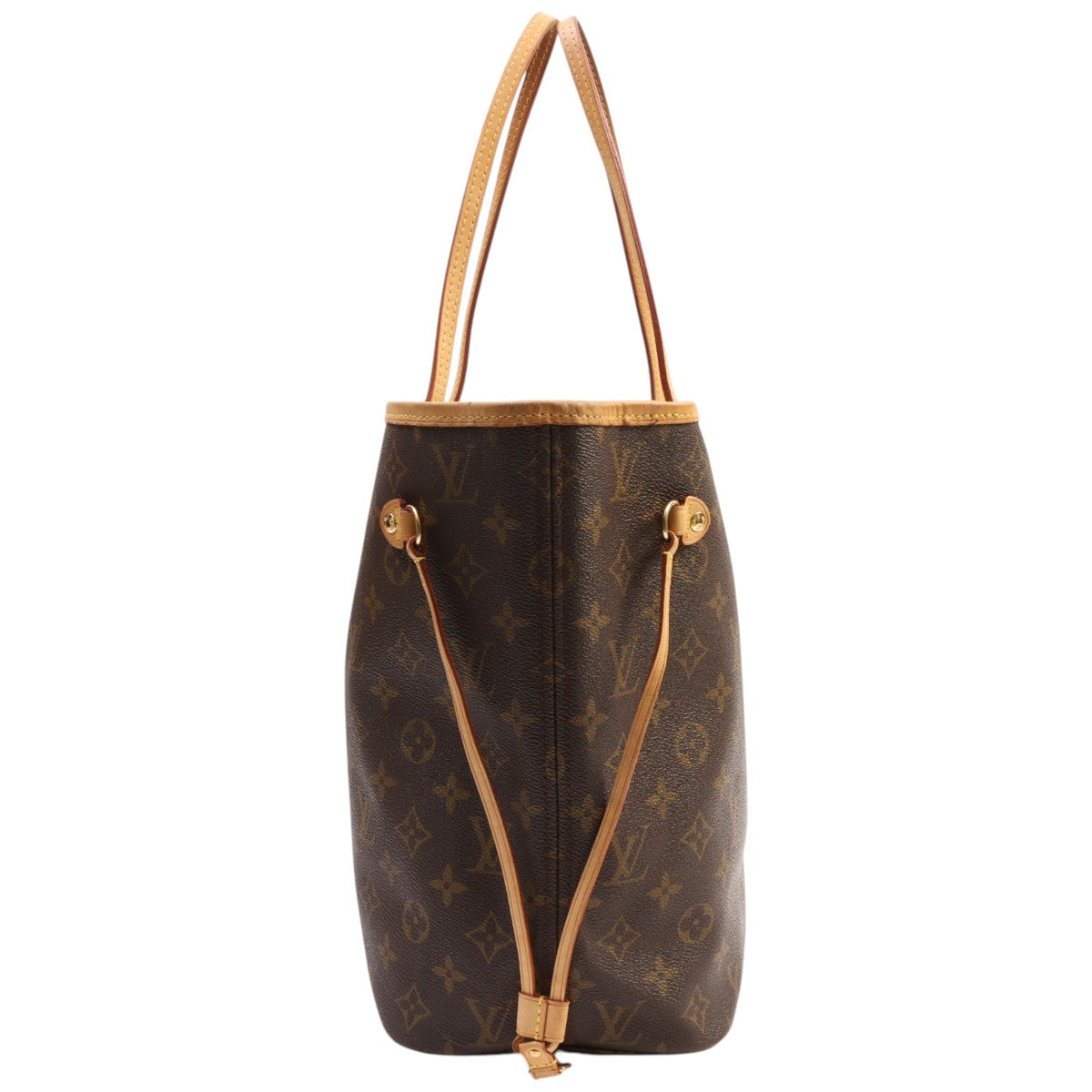2008年产 老花帆布 Neverfull MM 中号手袋 棕色