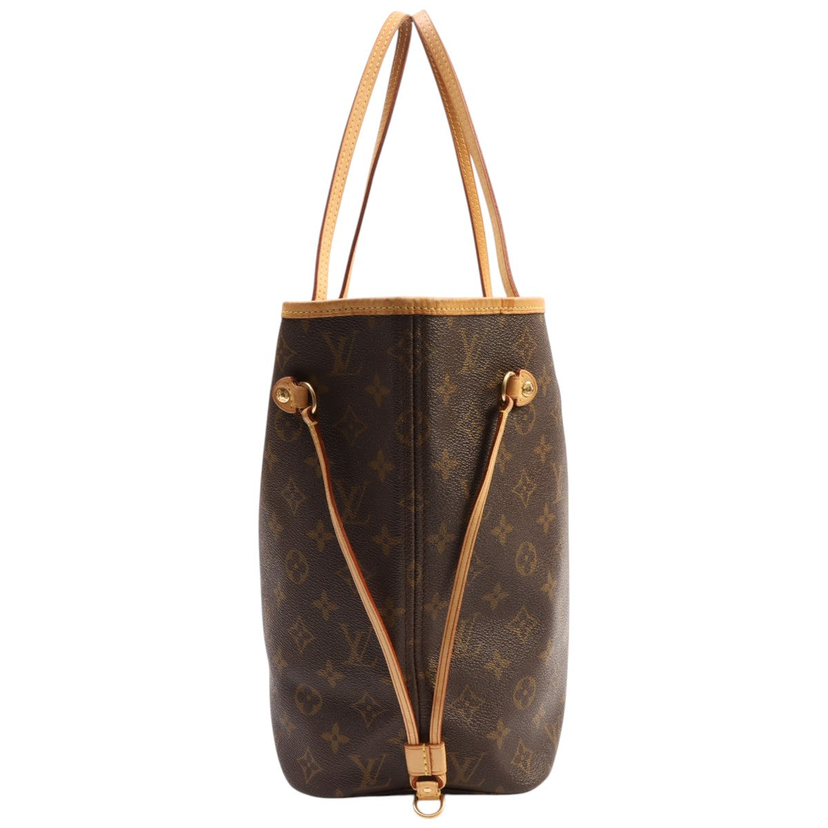 2008年产 老花帆布 Neverfull MM 中号手袋 棕色