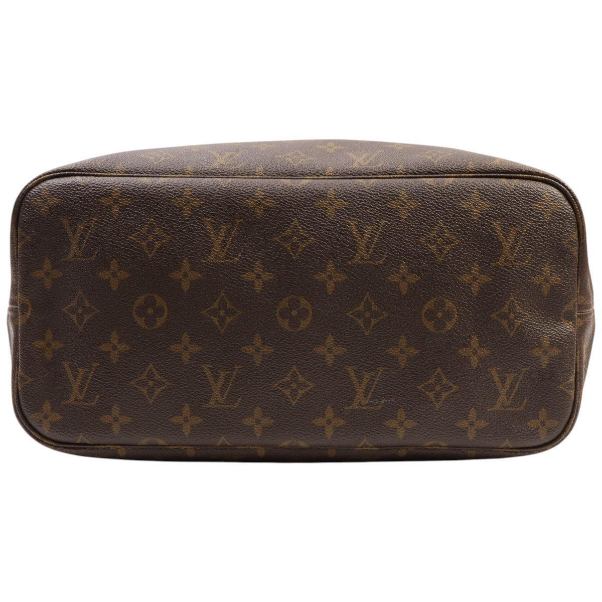 2008年产 老花帆布 Neverfull MM 中号手袋 棕色