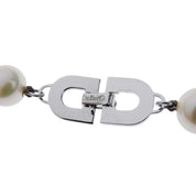 Pearl Design Necklace White