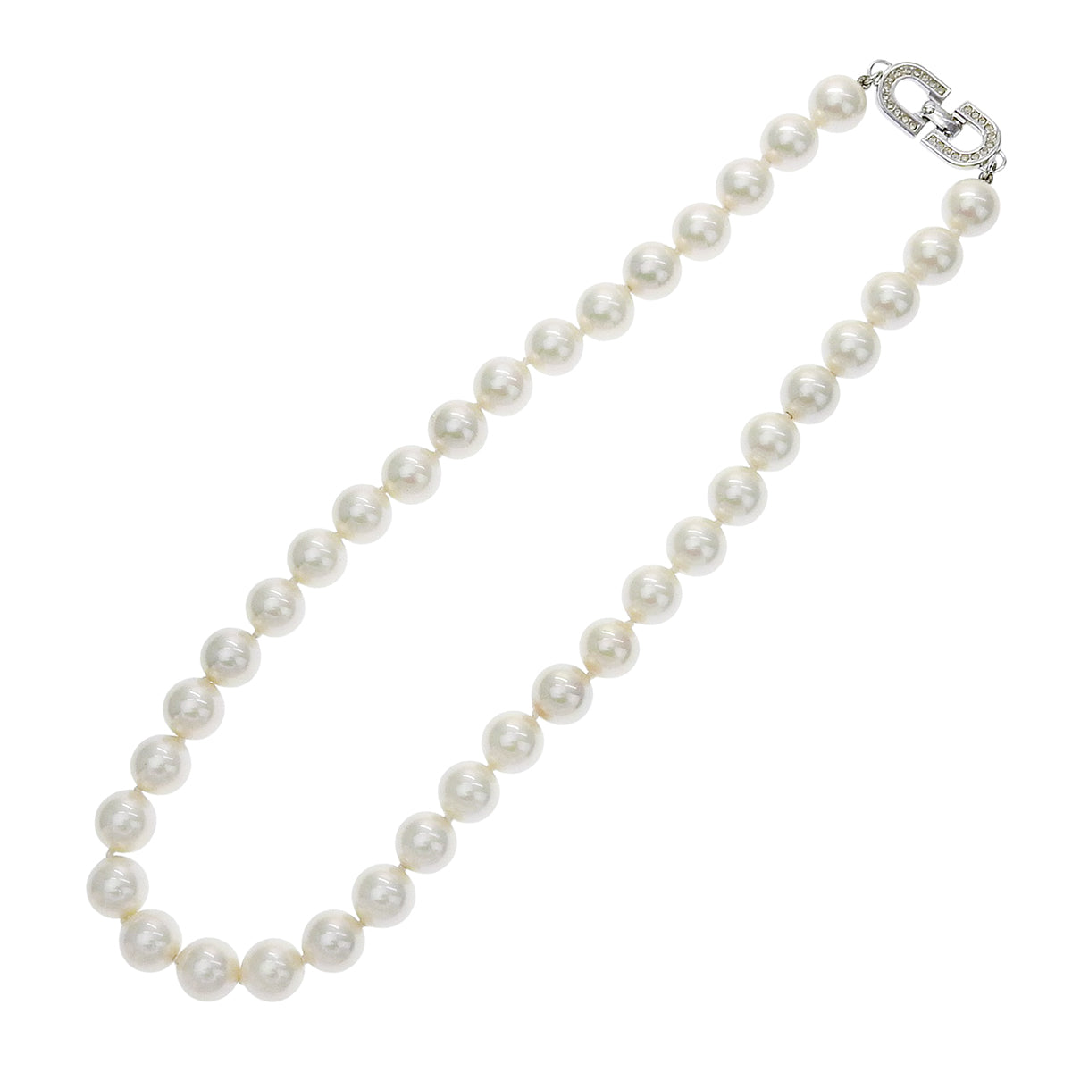 Pearl Design Necklace White