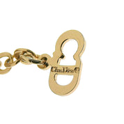 Circle Logo Plate Necklace Gold
