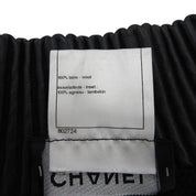 2012 Wool and Leather Combo CC Logo Zip-Up Blouson #34 Black