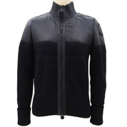 2012 Wool and Leather Combo CC Logo Zip-Up Blouson #34 Black