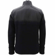 2012 Wool and Leather Combo CC Logo Zip-Up Blouson #34 Black