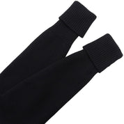 2012 Wool and Leather Combo CC Logo Zip-Up Blouson #34 Black