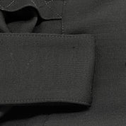 Wool Matelassé Stitch CC Logo Button Coat #36 Black